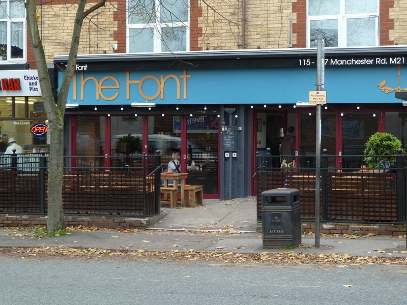 Font (Chorlton). (Pub, External, Key). Published on 16-11-2013 