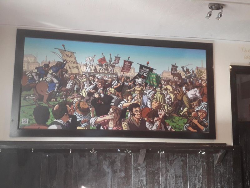 Peterloo Mural. (Bar). Published on 12-04-2019 