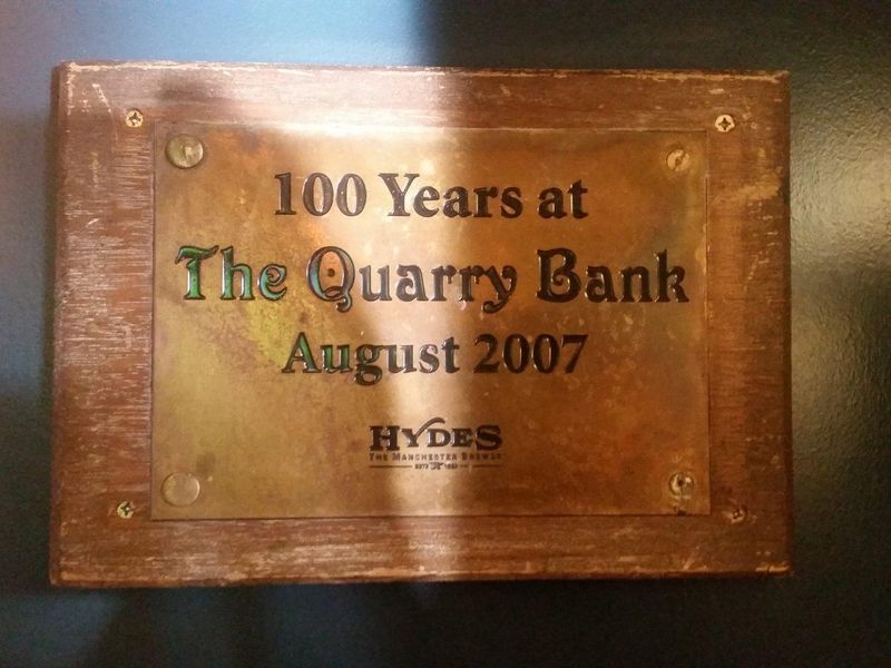 Quarry Bank centenary plaque: autumn 2021. (Pub). Published on 27-11-2021 