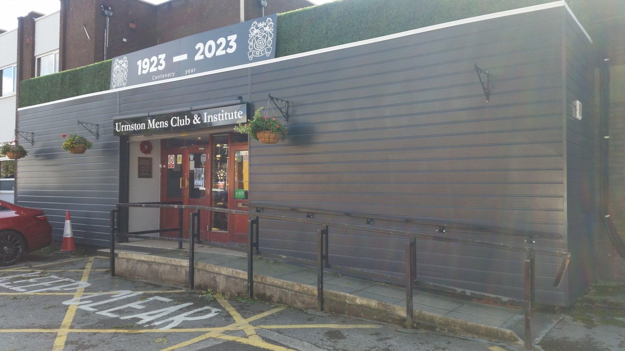 Urmston Men's Club - ramped access, August 2023. (External). Published on 30-08-2023
