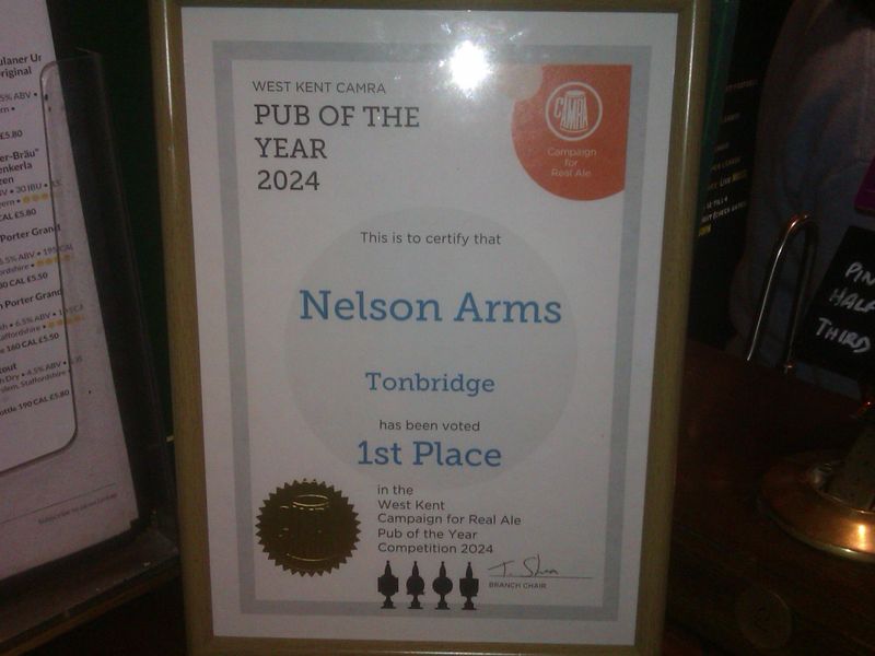 2024 local Pub of the Year. (Award). Published on 04-04-2024 