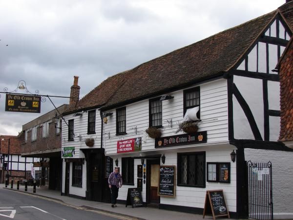 Crown and sign. (Pub, Sign, Key). Published on 13-03-2015