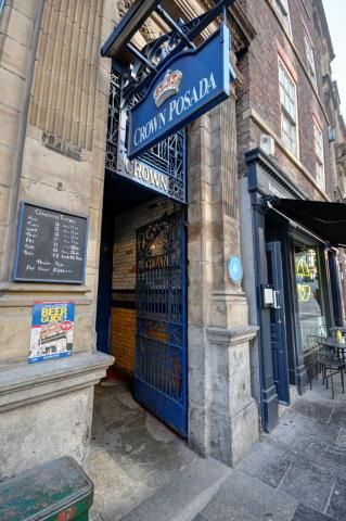 Crown Posada Dorway. (Pub, External, Sign). Published on 01-01-1970