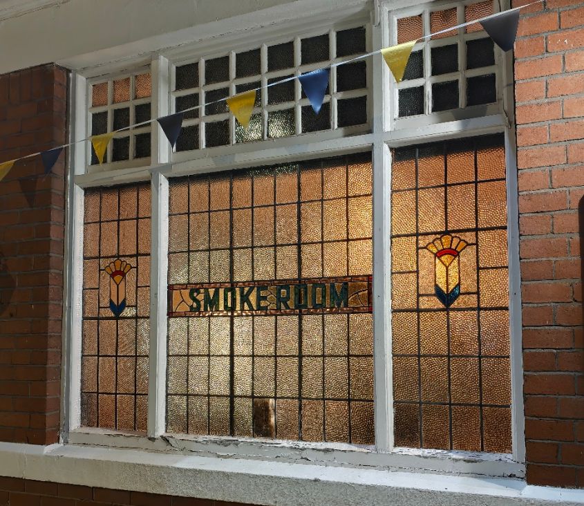 Stained glass window. (Pub, External). Published on 14-10-2026