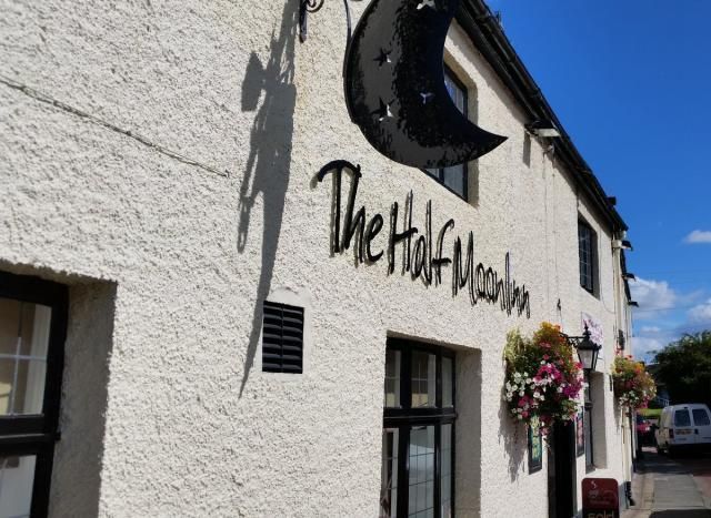 Half Moon, Ryton. (Pub, External, Key). Published on 01-01-1970