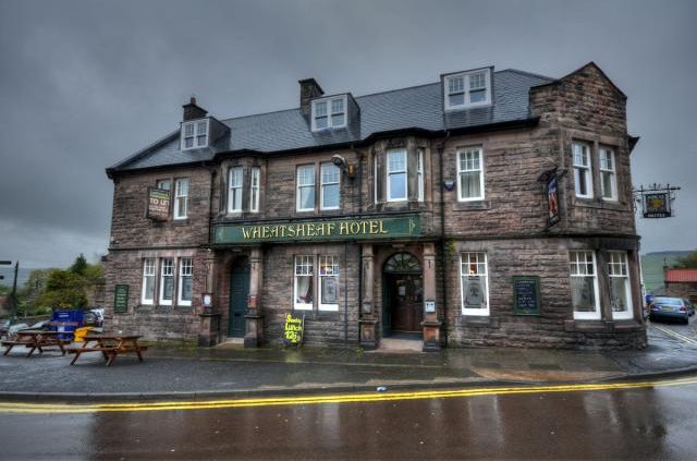 Wheatsheaf at Wooler. (Pub, External, Key). Published on 01-01-1970