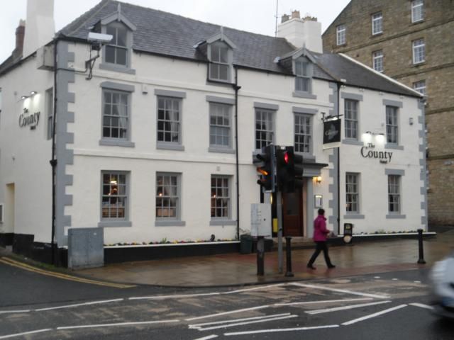 County Hotel, Hexham. (Pub, External, Key). Published on 01-01-1970