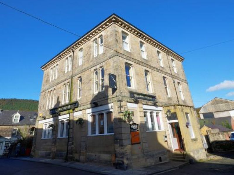 Railway, Rothbury. (Pub, External, Key). Published on 01-01-1970