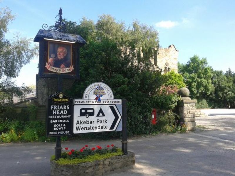 Friar's Head, Akebar Park. (Pub, External, Sign). Published on 19-06-2014