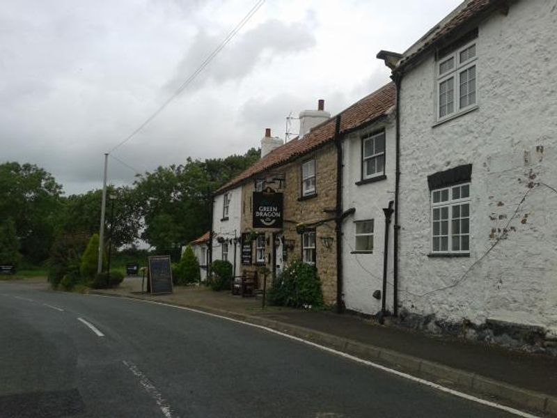 Green Dragon, Exelby. (Pub, External). Published on 06-07-2014