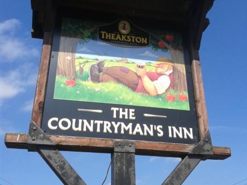 Counctryman's Inn, Hunton. (Sign). Published on 06-07-2014