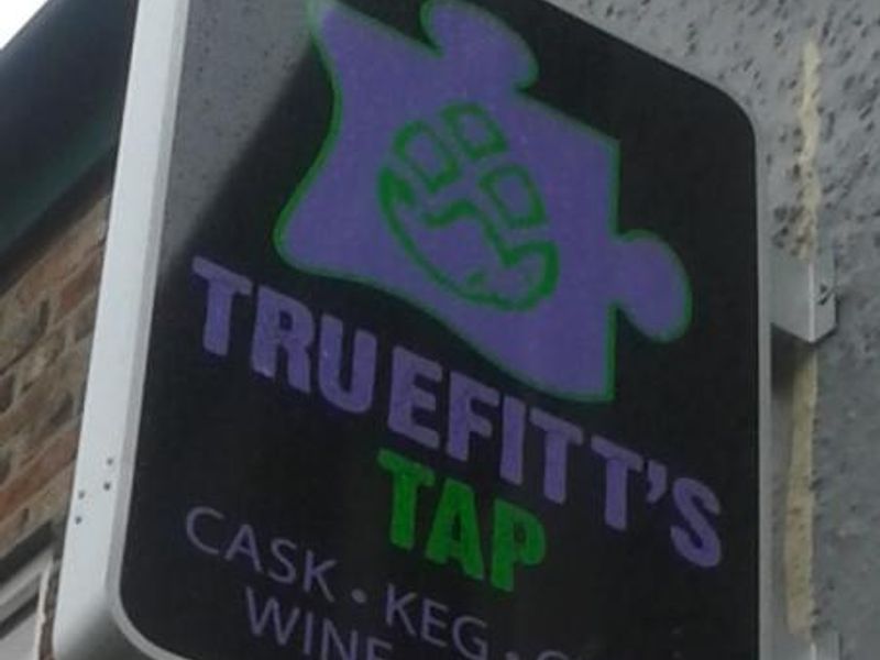 Truefitt's Tap, Northallerton. (External, Sign). Published on 23-05-2014 