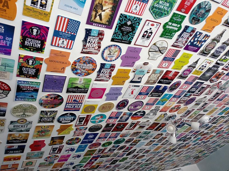 Small collection of the pump clips on the ceiling.. Published on 12-07-2026 